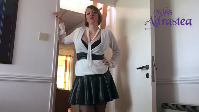 Miss Adrastea: Boss educates you to her wankers bitch!