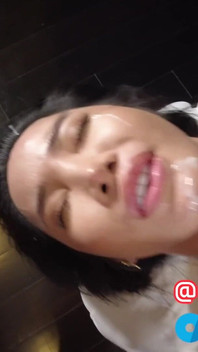 Beautiful Ladyboy Alice Gets a Beautiful Cum Facial