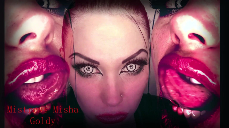 Goddess Misha Goldy: Intensywna demoniczna lipnoza! Zrobisz wszystko, czego chcę dla moich ust!