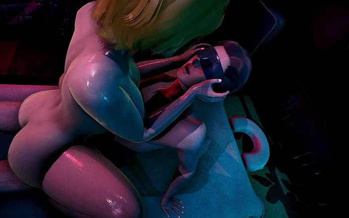 ExplicitXXX3D: 激しいカウガールライド - きつい膣と熱いお尻が激しく突かれ、精液を飲み込む
