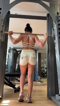 Big Juicy Ass Workout in Tight Shorts