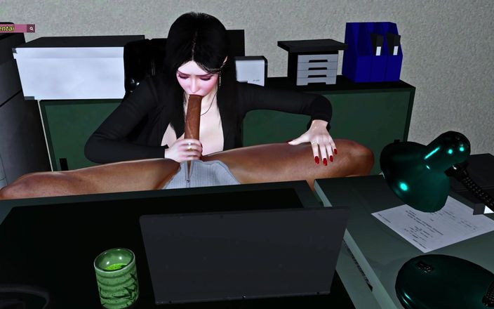 X Hentai: Kráska leader trojka její spolupracovnice (p1) - 3D animace Hentai