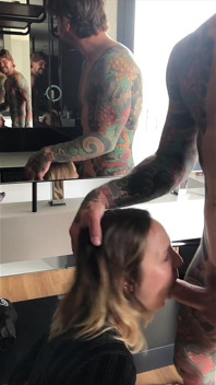Blonde Pervert Sucks Me in the Hotel