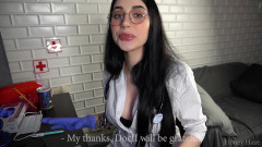 Honey Haze: 看医生变成了口交。honey haze