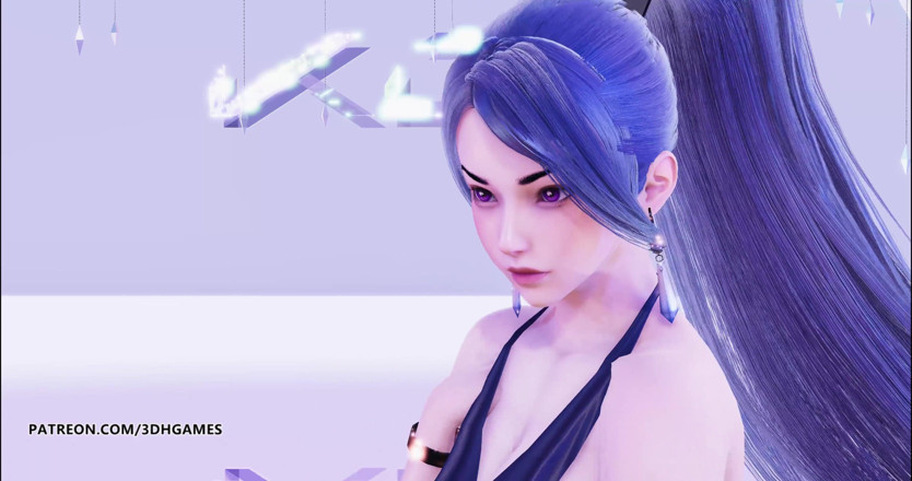 3D-Hentai Games: Stellar - Vibrato Ahri Seraphine Kaisa striptease kda league of legends...