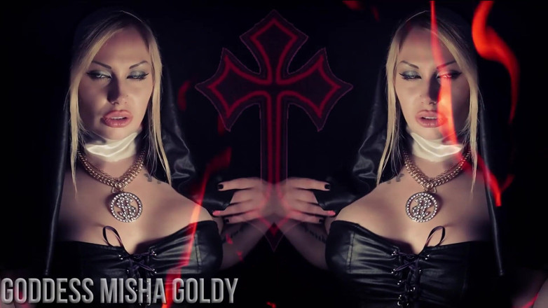 Goddess Misha Goldy: Vei fi în iad dacă sunt motivul tău să te masturbezi