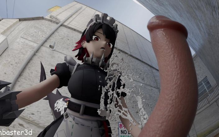 Bombaster3d: Ellen JOE znalazła napalonego penisa w tylnej alei część 1