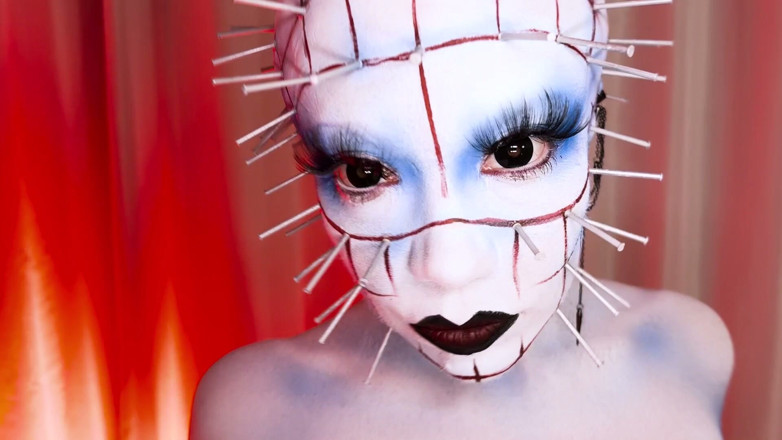 Little Puck: Plaisir infernal (cosplay pinhead en POV)