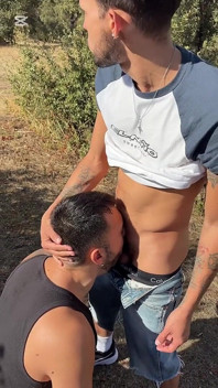 He Was Pissing and I Ended up with His Cock in My Mouth