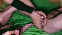 Sexy biwi: 私は妻のお尻と膣に手全体を入れました。