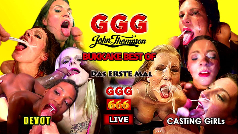 Gang Bang Germany: GGG, John Thompson - Devot Сперма и Писс - покорные шлюшки, промокнутые спермой и писсингом