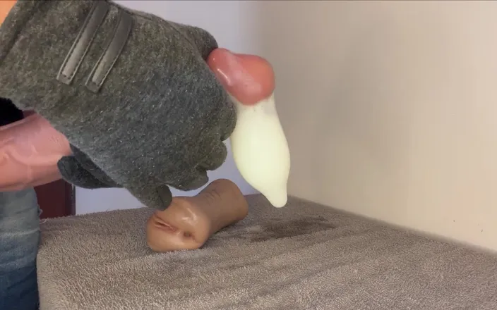 Greedy truck: Cane Massaging the Huge Head of His Cock Until He...