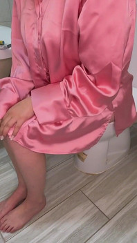 흡연 여신의 시끄러운 화장실 후장