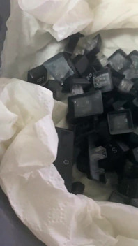 Keyboard Under Cleaning