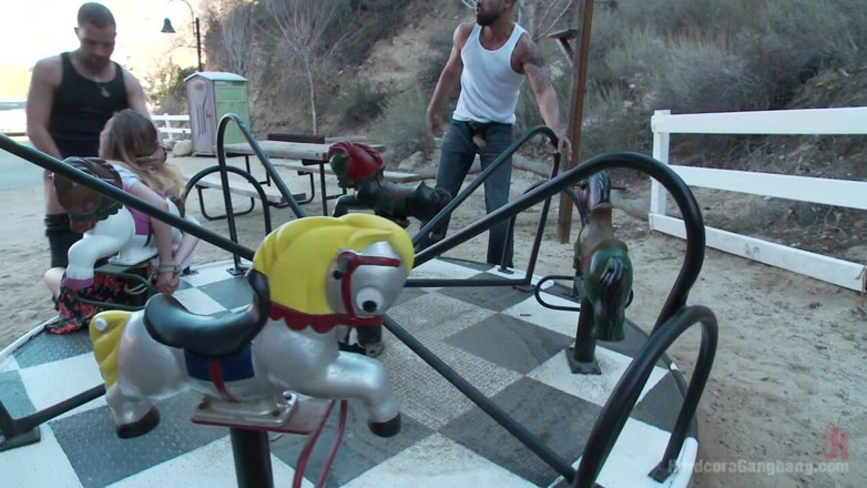 Hardcore Gangbang by Kink: Lover's Carousel: Dirty Cheating Slut Emma Haize Get's Caught!