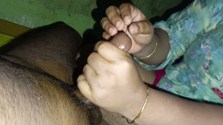 romanticcapol: Handjob my big cock stepsister