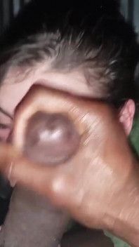 Stepdaughter gets throat pie her 1st time in the club