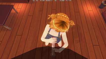 H3DC: 3D hentai village redhead jerking off to city boy