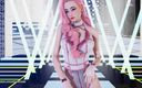 3D-Hentai Games: Ли Хё Ри - U Go девушка Seraphine, сексуальный стриптиз Лиги легенд без цензуры, хентай, 4K, 60fps