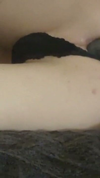 Pantieboy Toy Play in Black Lace Panties