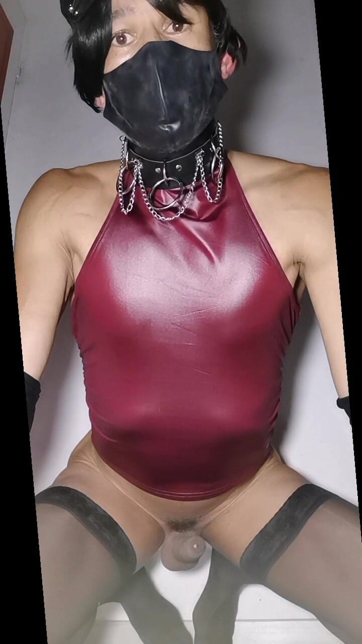 Rachelle: Zamaskowana Francuska Sissy Dziwka