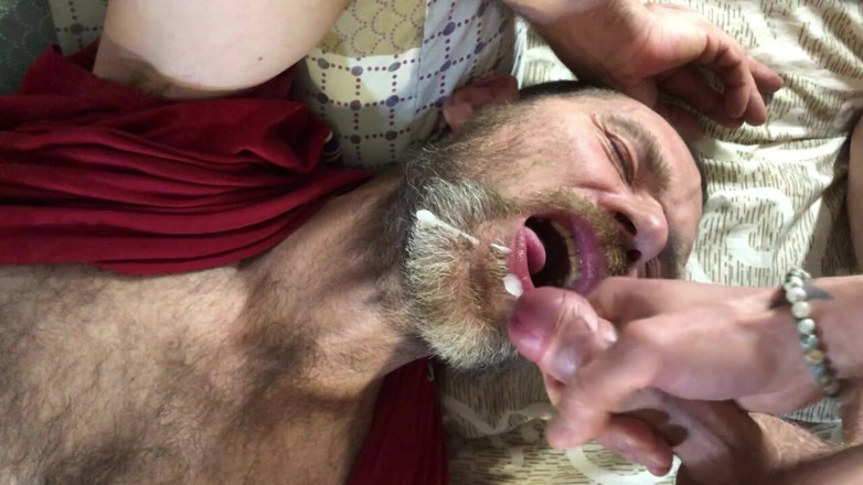 MaxHotty: Stepdaddy Gives a Juicy Blowjob for a Young Cock
