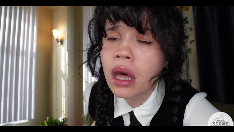 Andre Stone: Wednesday Addams Takes Huge Cock &amp; Load Ft. Yhivi