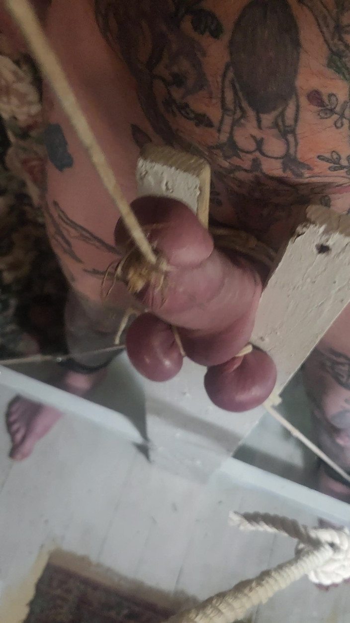 Goode Girl: Goode Girl Unholy Crucifix Ballbusting Pt2