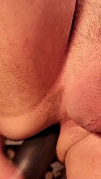 Duplo sissygasmo com um preto na minha vagina masculina