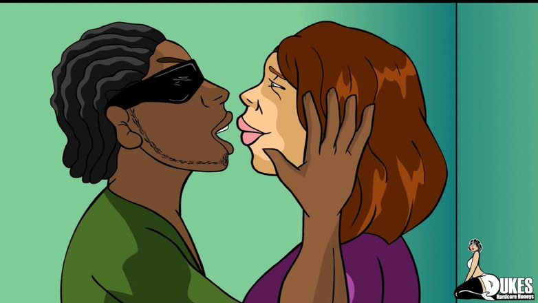 Dukes Hardcore Honeys: Big booty MILF's sucks BBC