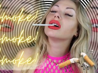 Goddess Misha Goldy: Заворожуюче заохочення ASMR гладити та курити із запереченням оргазму! Фільм 2