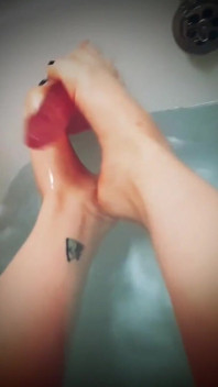 Super Wet Feet POV Footjob