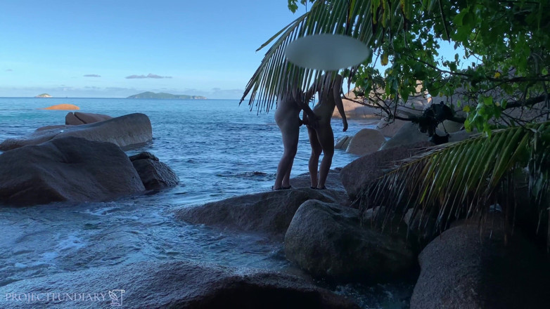Projectsexdiary: Cattura di coppia nuda - sesso sulla spiaggia