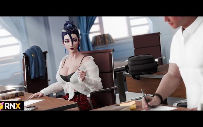 AI Anime Girl: Profesor nakal ini menjual memek dan pantat bahenolnya sama profesornya