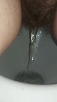 Pee Pissing in the Toilet