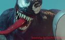 Jackhallowee: Venom fode mulher bonita com um pau grande