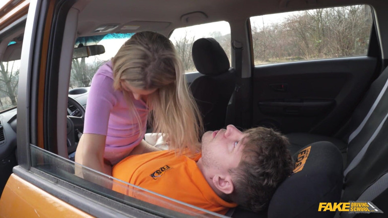 Fake Driving School: Fake Driving School - Road Rage Followed by Rough Fuck, Lucky...
