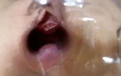 Inside the pussy, uterus closeup