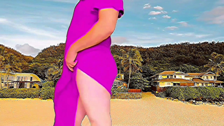 Kitty_Cross: Bella femboy che tiene un cono gelato sotto il sole