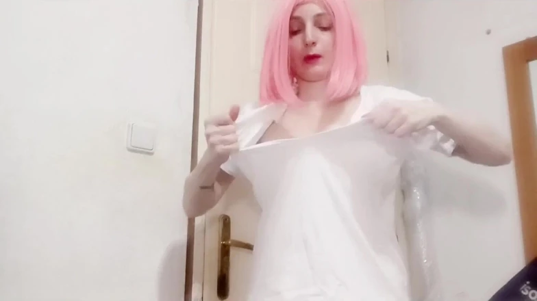 WhiteGoddessAlinaXXX: Rasgando muitas camisas junho 2025