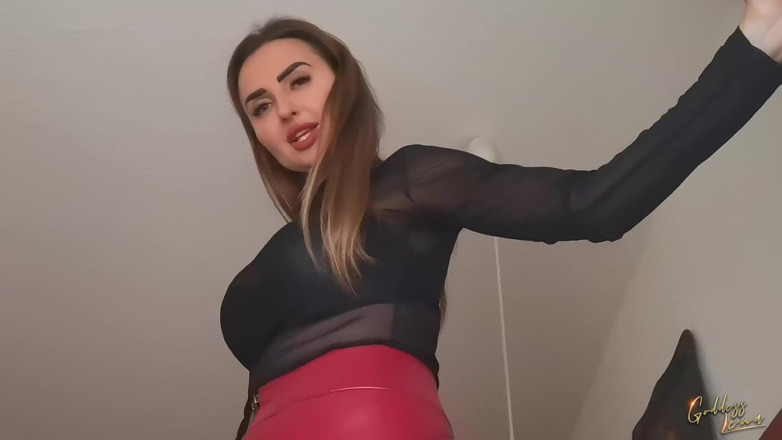 Goddess Lena: Boot CBT and penis trampling