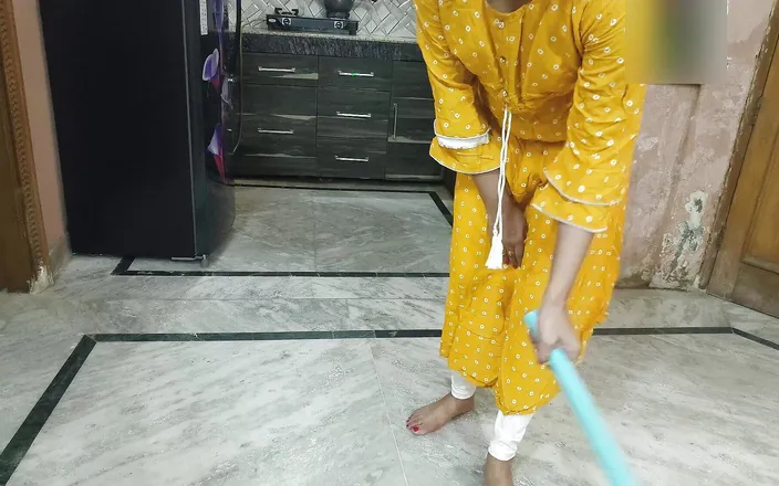 Hornycouple149: Hot Maid Wear Suit in Front of Her Malik and...