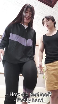 Rituko Fujiura will von einem Personal Trainer gefickt werden