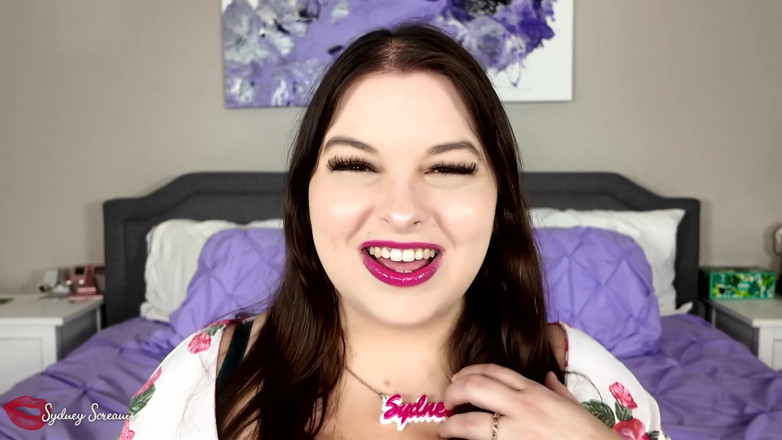 Sydney screams fetish: Vaše růžové lipgloss posedlost JOI