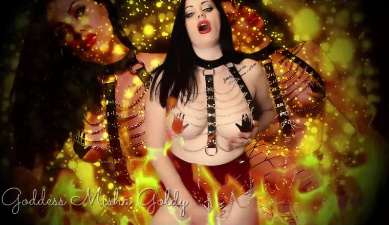 Goddess Misha Goldy: Sip by sip sexy Succubus renderà la tua anima!