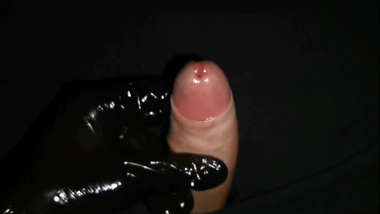 SEXY_GUYBEST: Il lubrificante per la masturbazione delicata del cazzo arrapato cola...