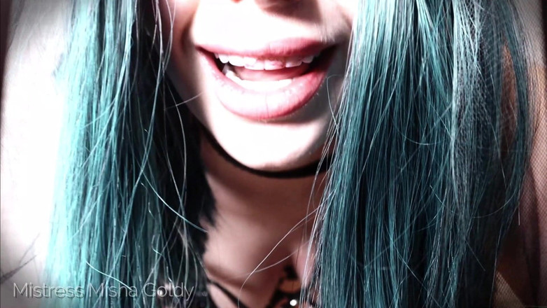 Goddess Misha Goldy: You are nothing but a mindless jerker!