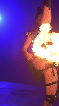 Fire Perfomance by Cara Croft