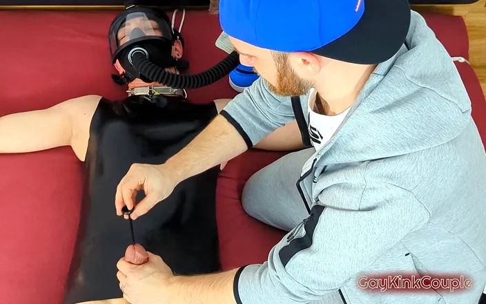 GayKinkCouple: Breathplay Sneaker Socks and Sounding