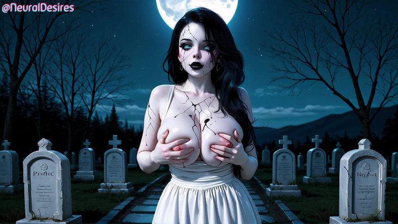 Neural Desires: Banshee of the Moonlit Graves ~ Ai-generated
